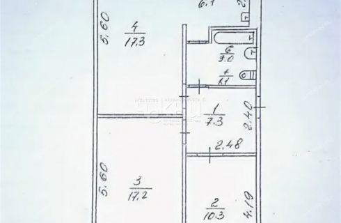 Планировка брежневки 3 комнаты