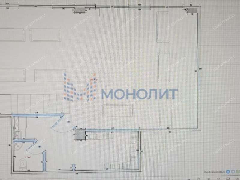 помещение под офис, недвижимость под салоны красоты на улице Германа Лопатина
