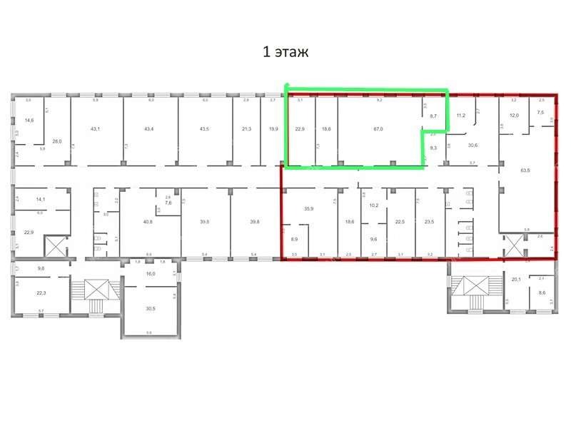 помещение под офис на Полтавская ул. 32
