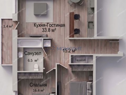 3-komnatnaya-nab-volzhskaya-d-8-k2 фото