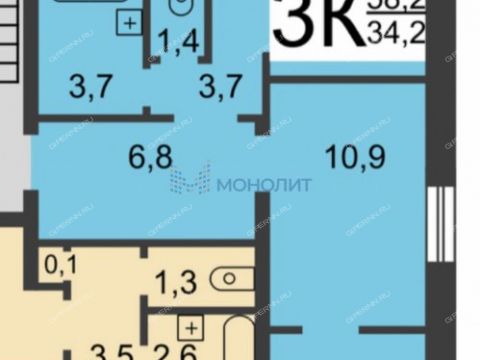 3-komnatnaya-per-soyuznyy-d-44 фото