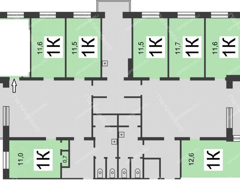 комната в доме 3 на улице Страж Революции
