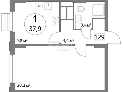 1-komnatnaya-ul-sergeya-akimova-d-50 фото