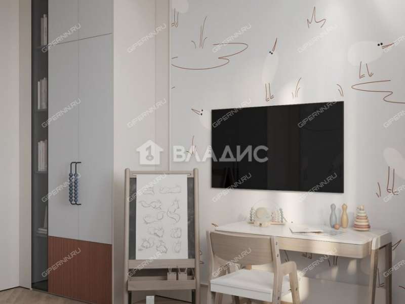 трёхкомнатная квартира на улице Лесной Городок дом 7Б