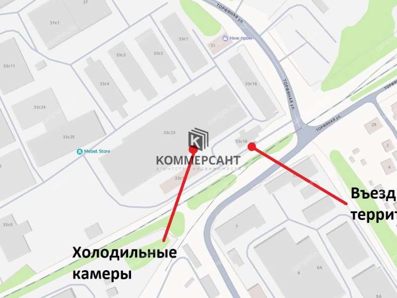 помещение под склад на Торфяной улице