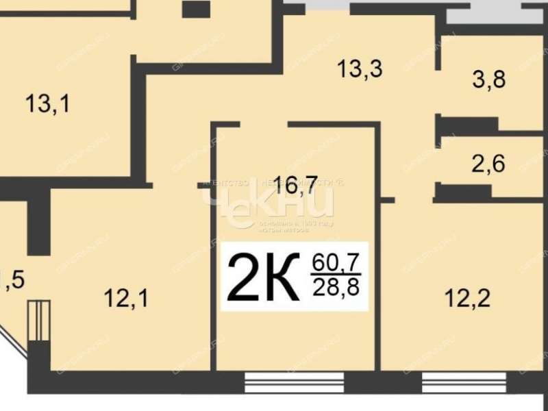 двухкомнатная квартира на Волжской набережной дом 24