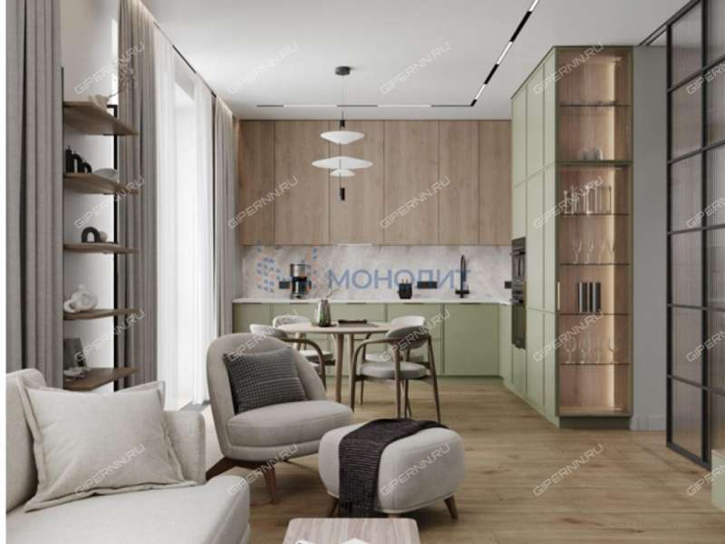 двухкомнатная квартира на Большей Печёрской улице дом 89