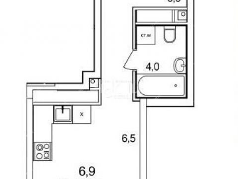 kvartira-studiya-derevnya-ankudinovka-kstovskiy-rayon фото