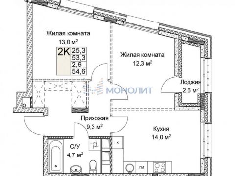 2-komnatnaya-ul-ilinskaya-1 фото