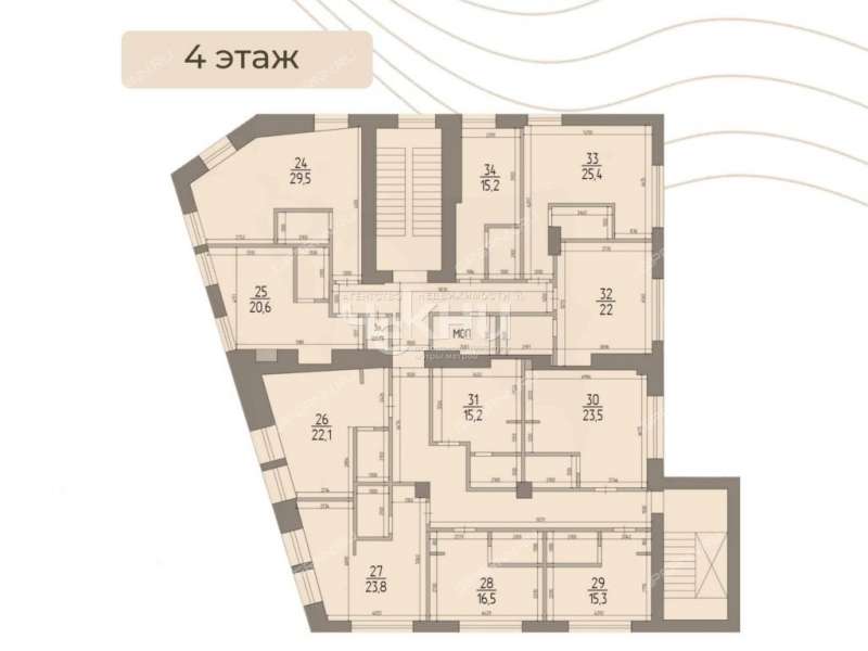 однокомнатная квартира на Алексеевской улице дом 24/27