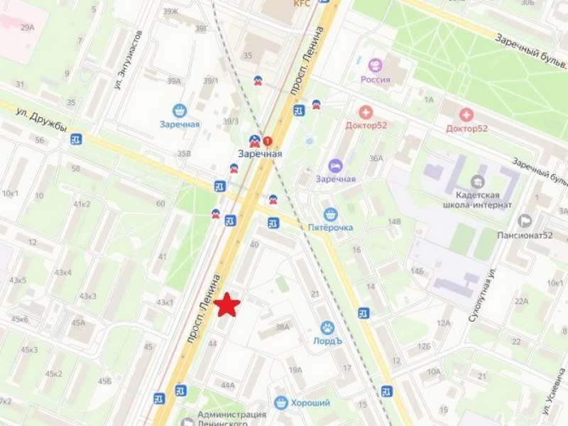 помещение под торговую площадь на Ленина пр-кт, д. 42