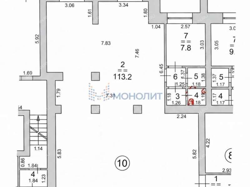 помещение под офис, торговую площадь на Ижорской улице