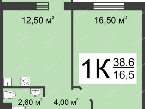 1-komnatnaya-prosp-korablestroiteley-d-52 фото