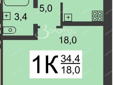 1-komnatnaya-prosp-busygina-d-46 фото