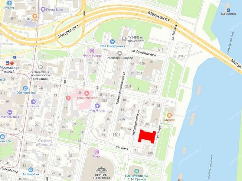 помещение под офис на Марата ул, 27