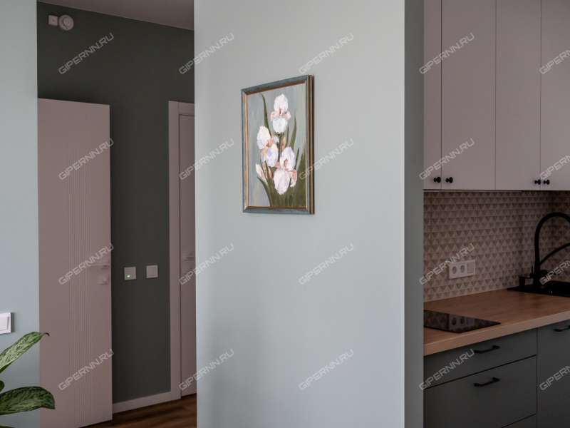 двухкомнатная квартира на улице Александра Хохлова дом 7