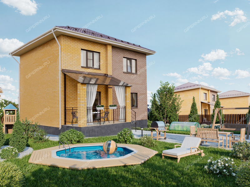 дом на 2-й Цветочной улице деревня Крутая