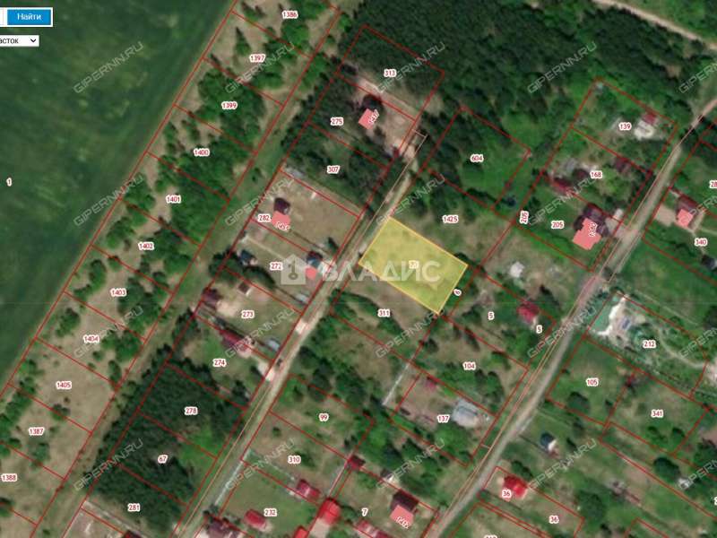 земельный участок 15 соток Восточная улица село Кадницы