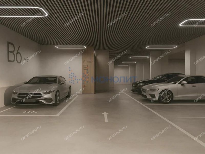 двухкомнатная квартира в новостройке на Сергиевской улице