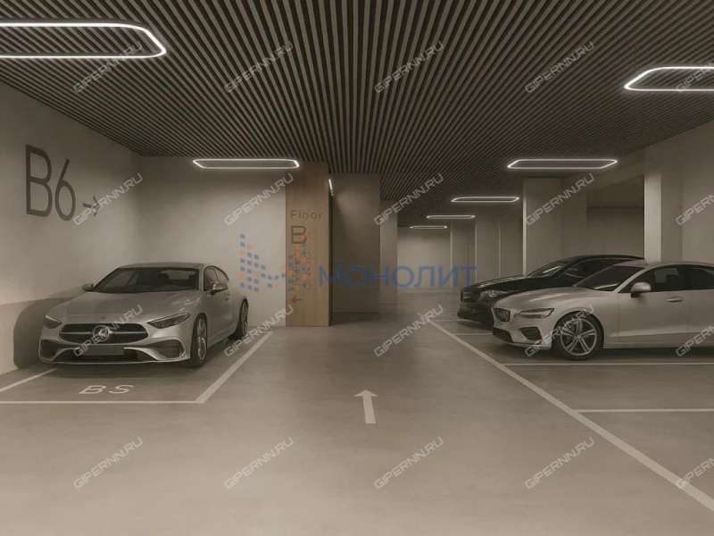 однокомнатная квартира в новостройке на Сергиевской улице