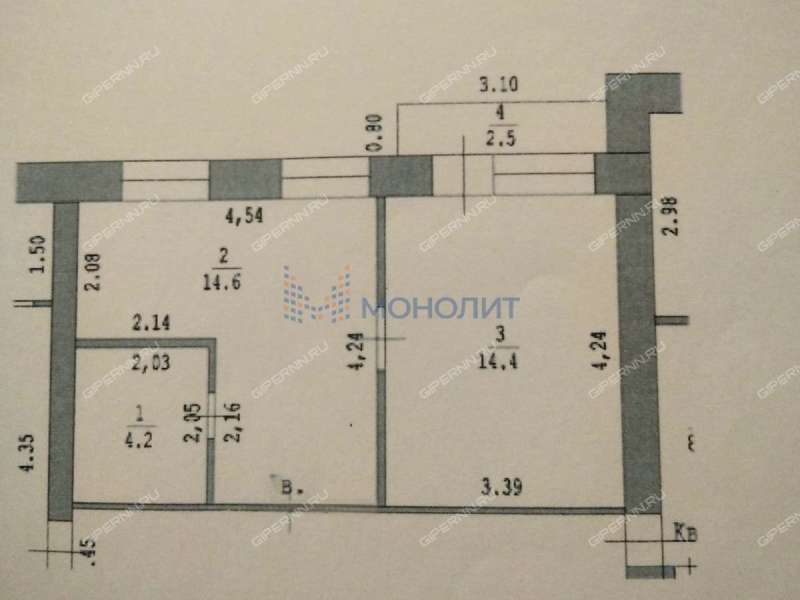 однокомнатная квартира на - дом 9 2-й мкр
