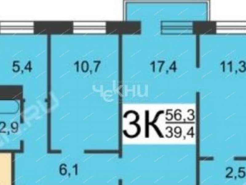 трёхкомнатная квартира на Херсонской улице дом 10