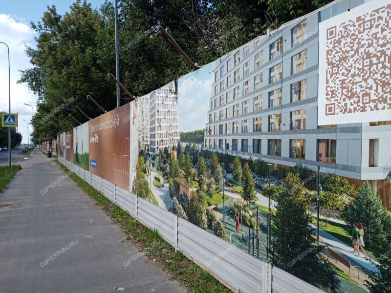 двухкомнатная квартира в новостройке на набережной Гребного канала