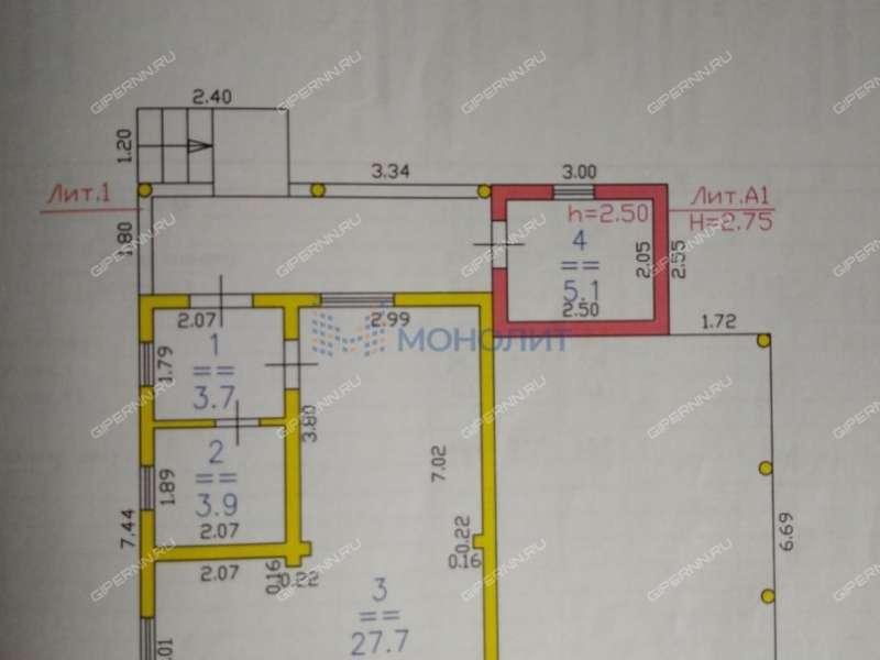 дом на Нагорная деревня Шапкино