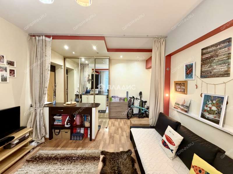 двухкомнатная квартира на улице Ярошенко дом 7