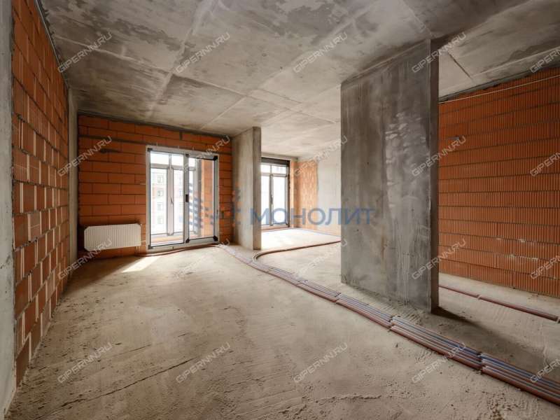 однокомнатная квартира в новостройке на Октябрьской улице дом 21