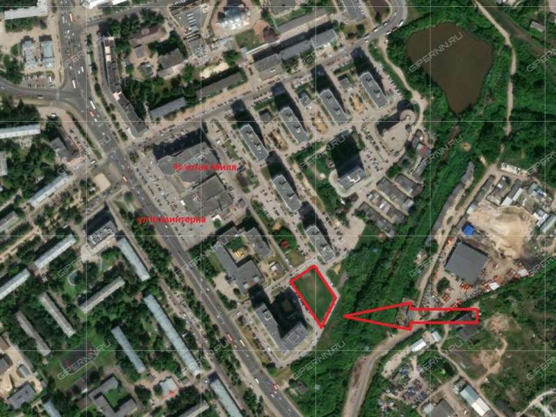 земельный участок под коммерческое использование в Сормовском районе Нижнего Новгорода